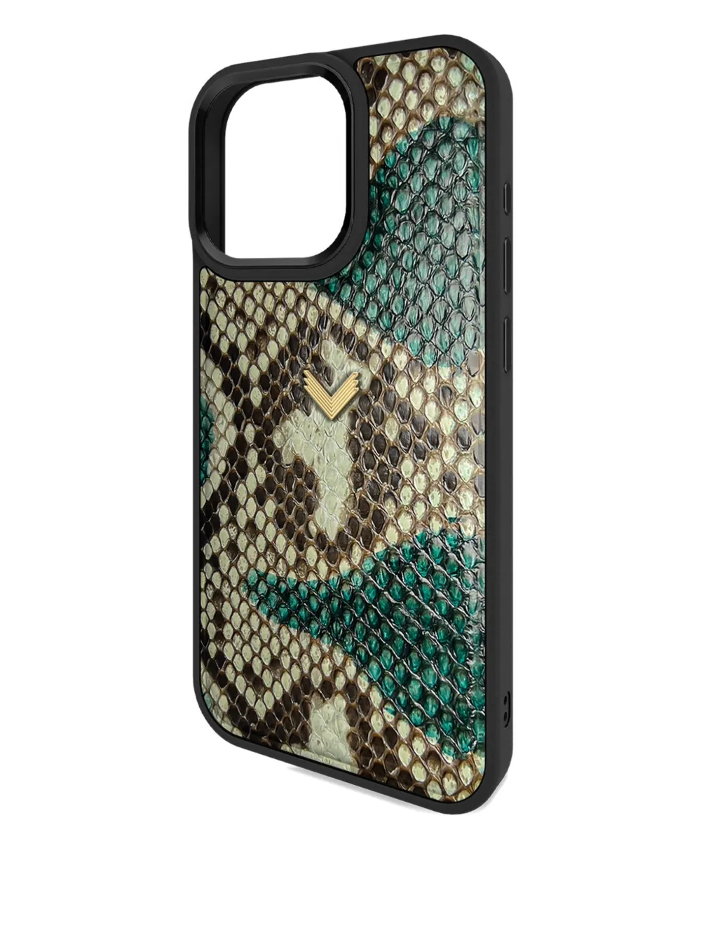  Velante X Iphone 16 Pro Max Python Leather Phone Case - Brown 