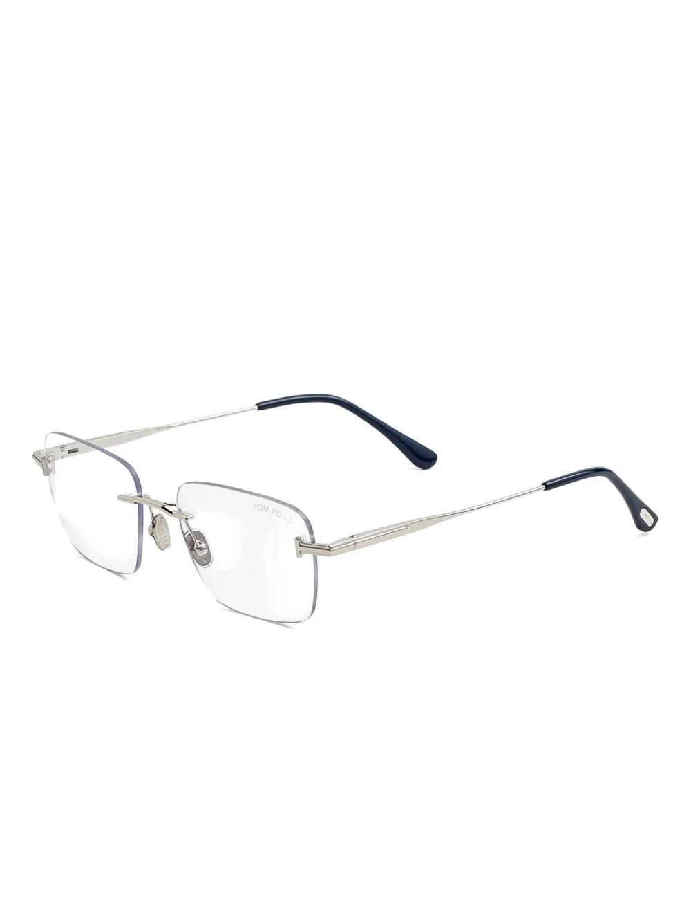 Tom Ford Rectangle Glasses In Black