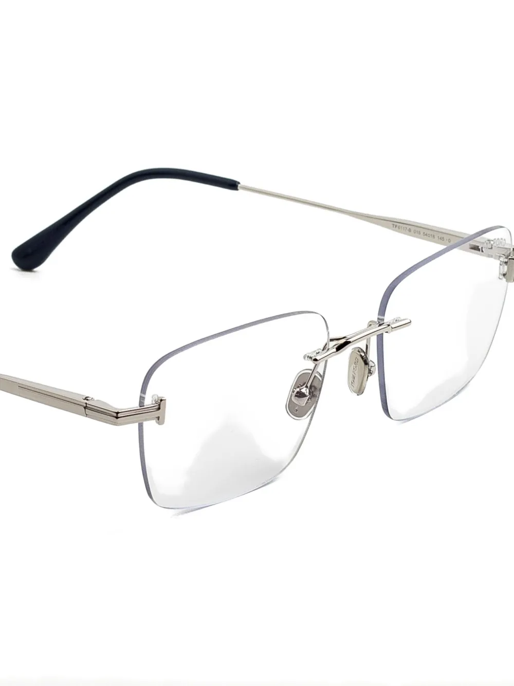 Tom Ford Rectangle Glasses In Black