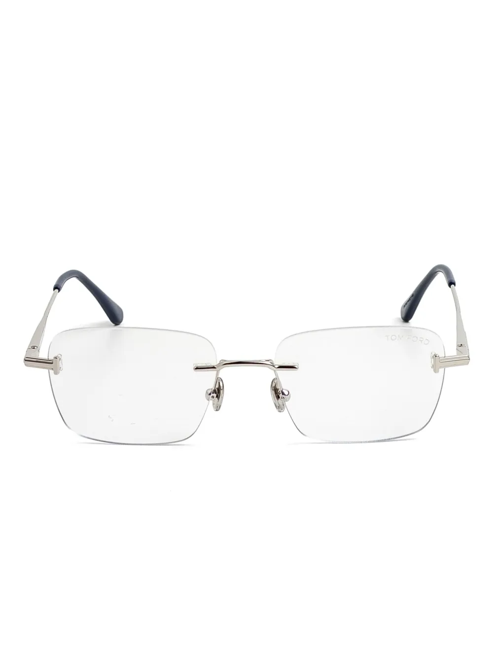 TOM FORD Eyewear lentes con armazón rectangular | plateado | Image 1
