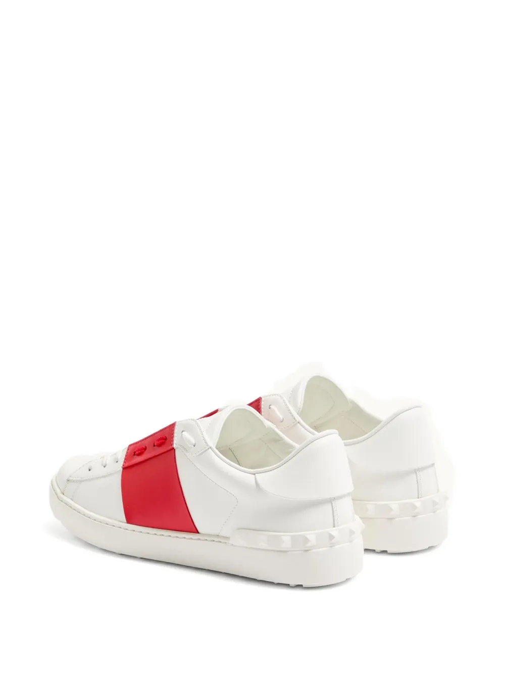 Valentino Garavani Open sneakers van kalfsleer Blauw