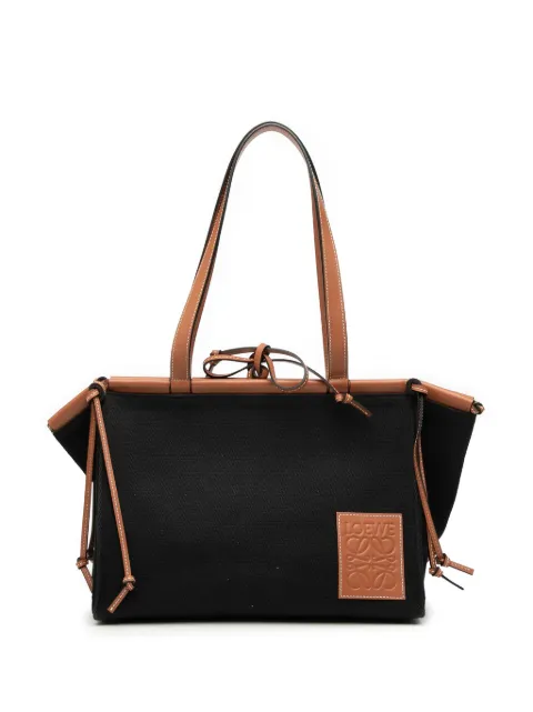 Loewe Pre-Owned bolso shopper Canvas Cushion pequeño 2021