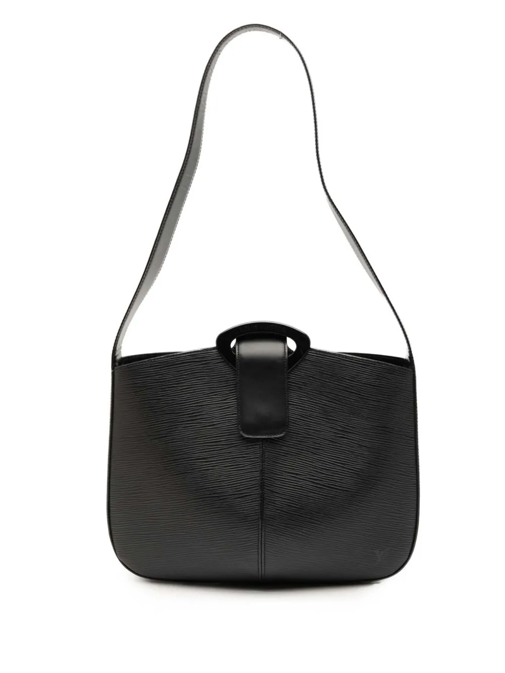 Pre-owned Louis Vuitton 1999 Epi Reverie Shoulder Bag In Black