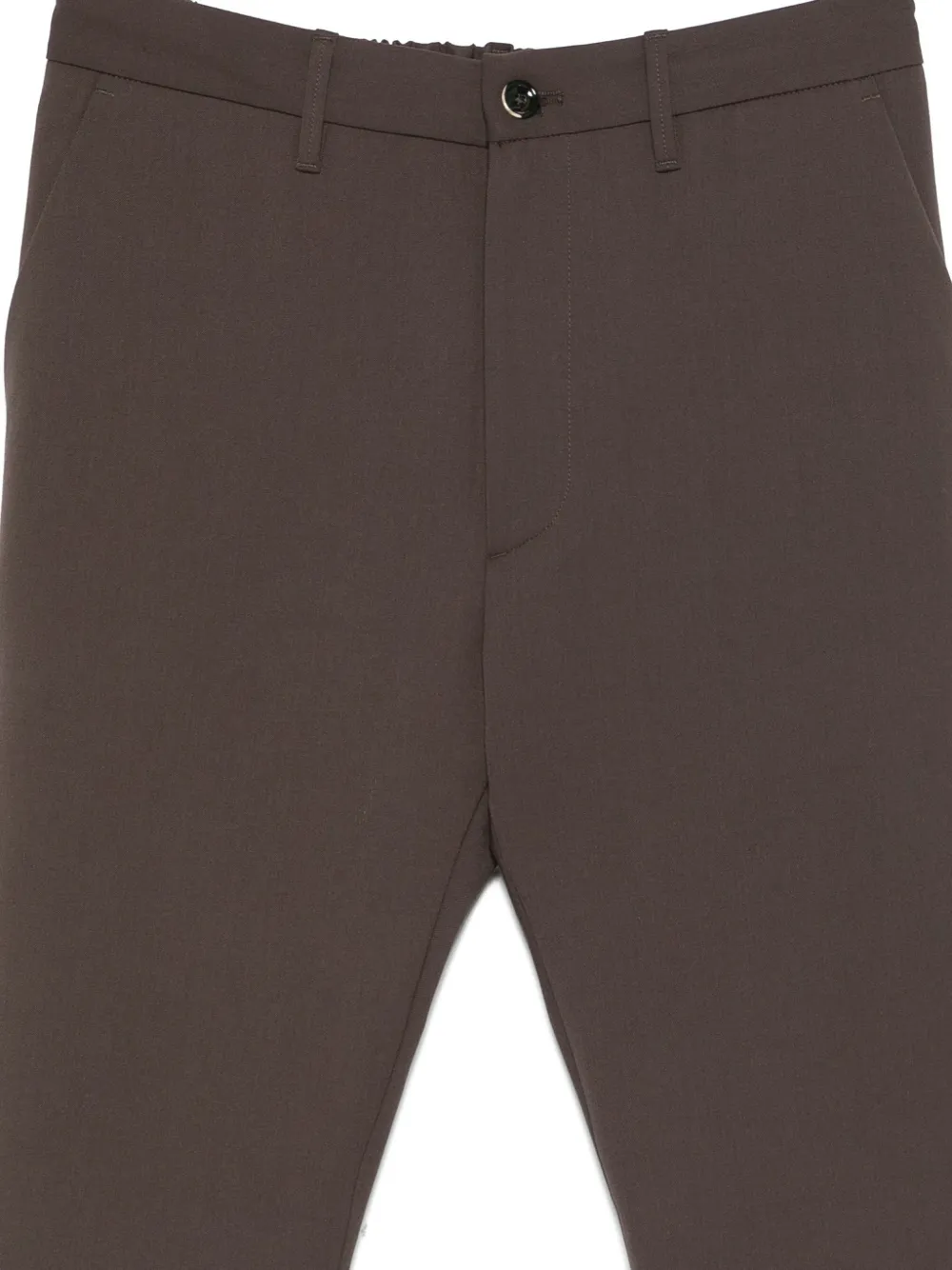 Nine In The Morning Yoga broek met knopen Bruin