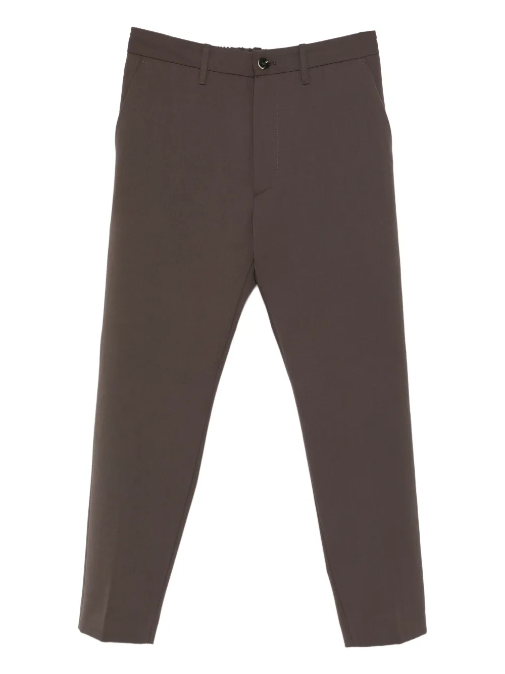 Nine In The Morning Yoga buttoned trousers | Brown | Image 1