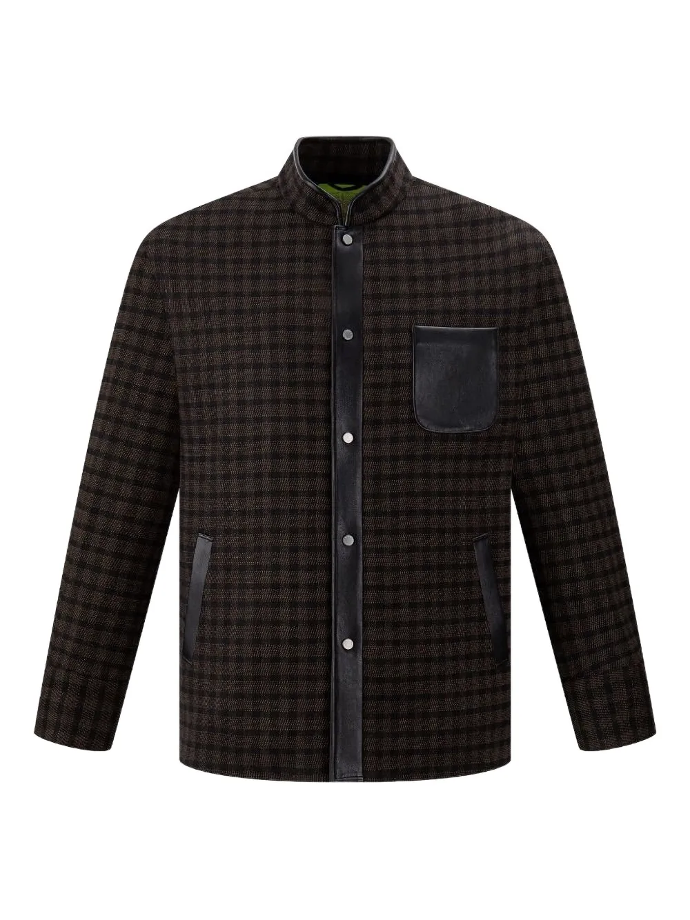 Shanghai Tang Karierte Jacke - Braun