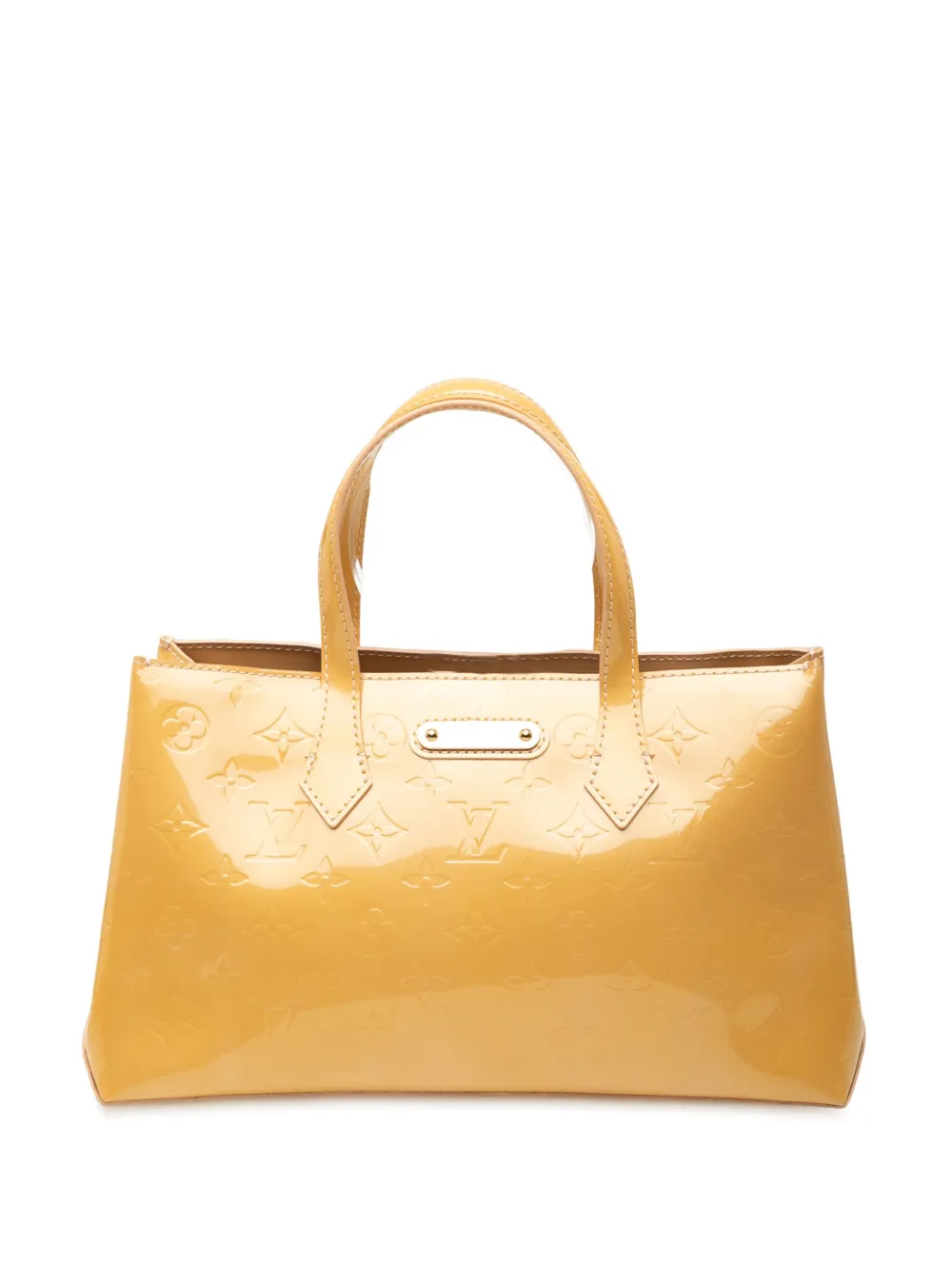 Louis Vuitton Pre-Owned 2010-2019 モノグラム ヴェルニ ウィルシャー PM ハンドバッグ - ブラウン Louis Vuitton Pre-Owned 2010-2019 モノグラム ヴェルニ ウィルシャー PM ハンドバッグ - ブラウン