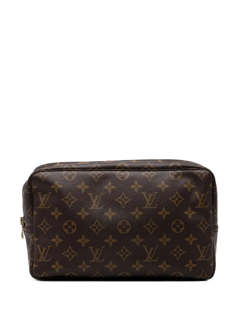 Louis Vuitton Pre-Owned 1990-2020 モノグラム トゥルース トワレット 28 クラッチバッグ - ブラウン Louis Vuitton Pre-Owned 1990-2020 モノグラム トゥルース トワレット 28 クラッチバッグ - ブラウン