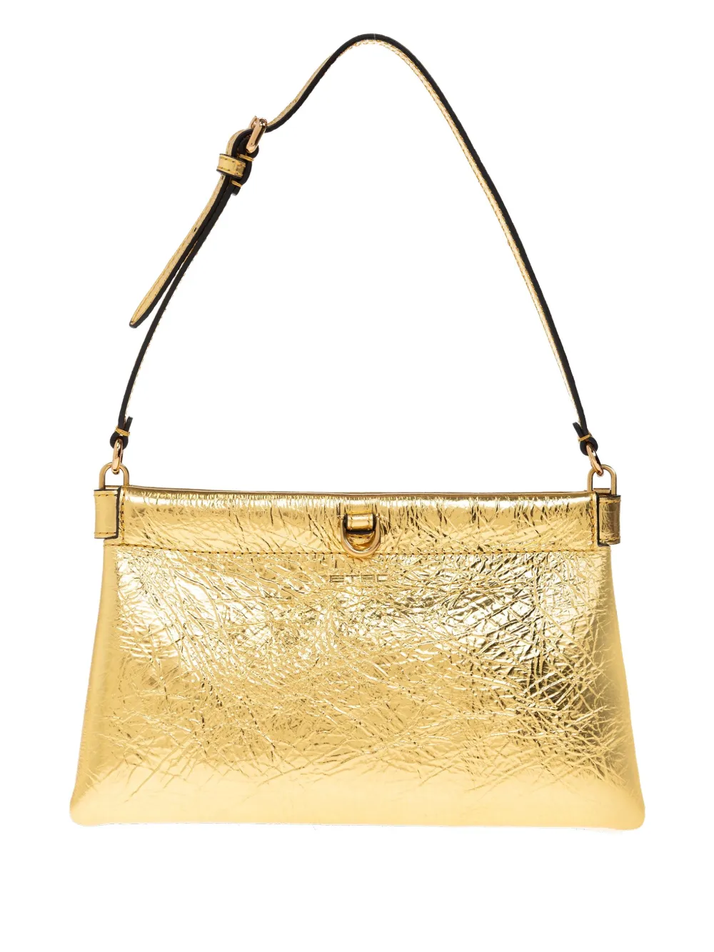 Etro Mini Leather Tote Bag In Gold