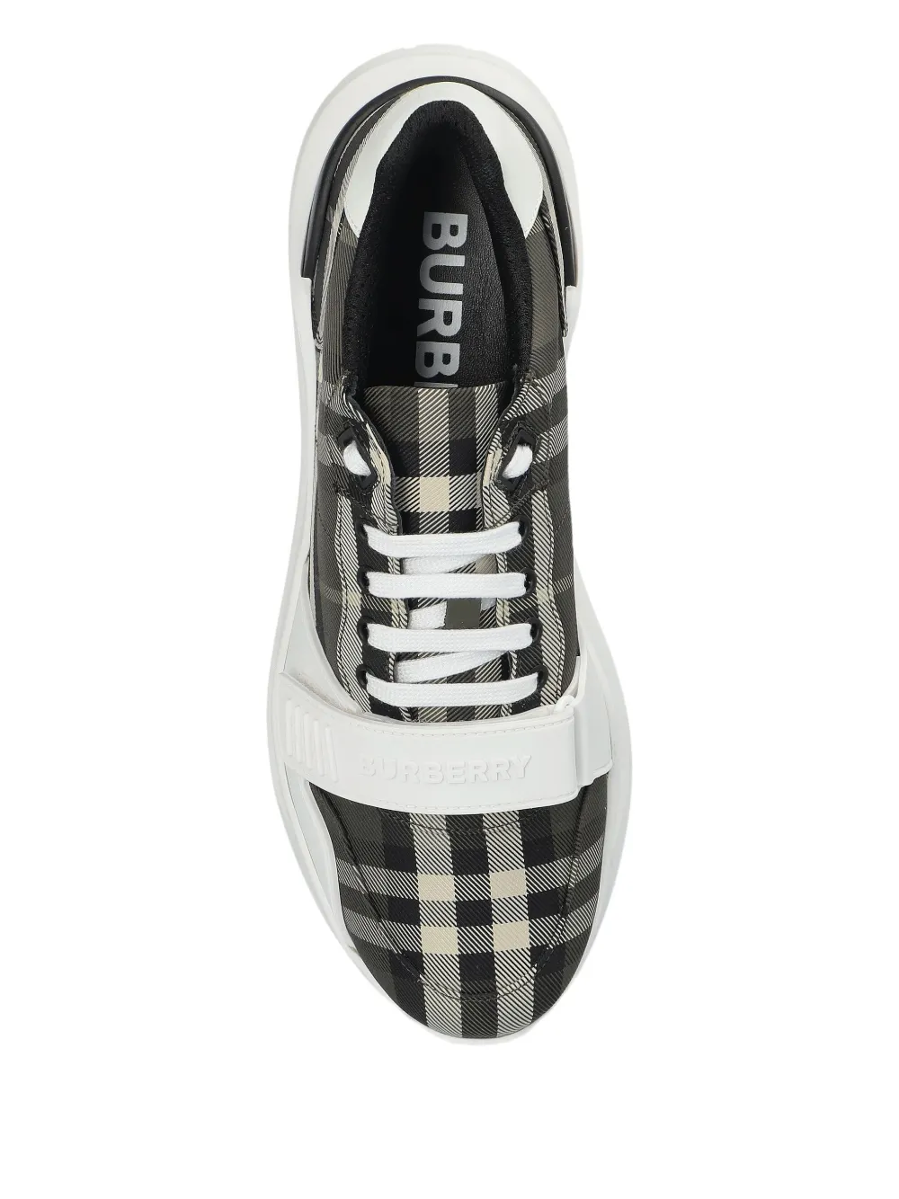 Burberry Sneakers met geruite band Groen