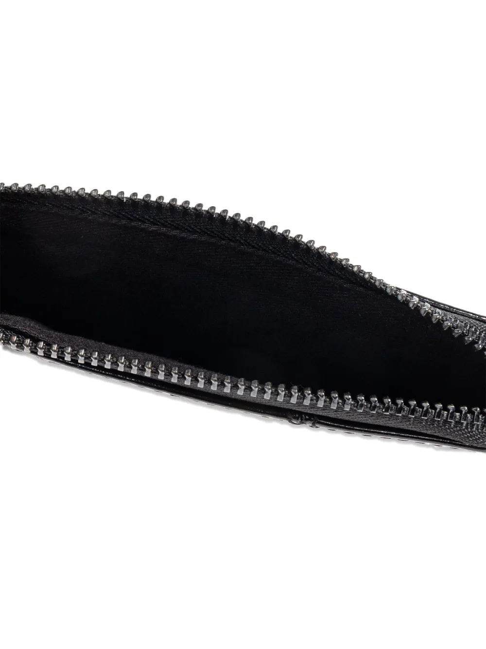 Zadig&Voltaire Leren portemonnee met studs Zwart