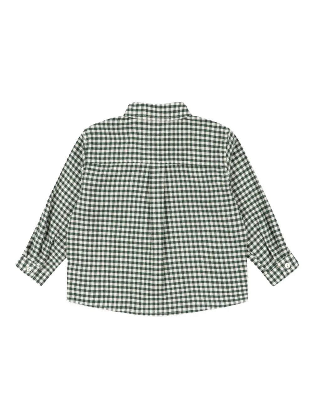 Konges Sløjd checked-pattern logo-embroidered shirt | Teen Shirts | Image 2