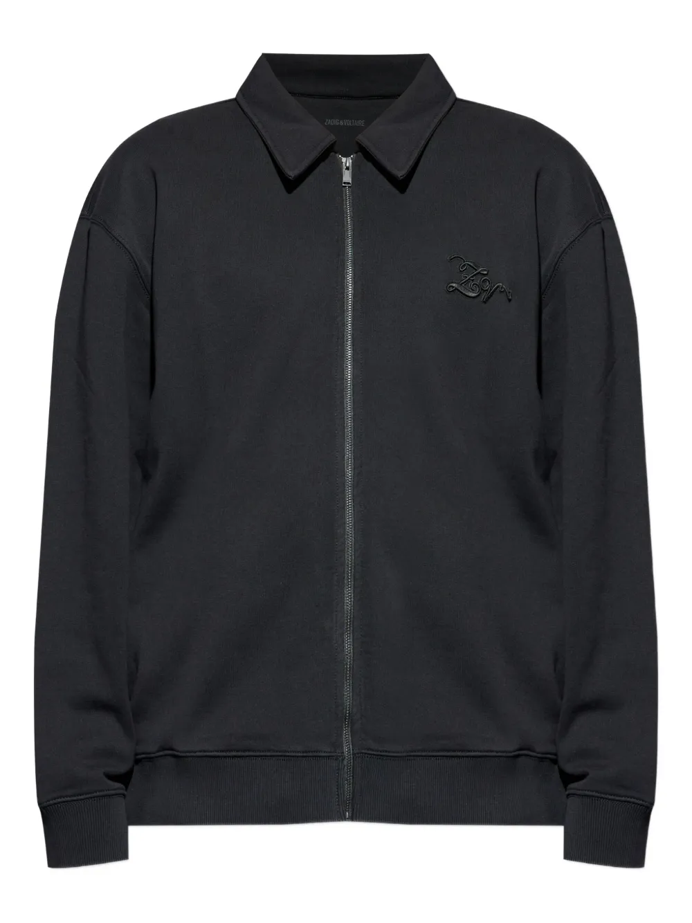 Zadig&Voltaire chamarra con logo bordado y cierre | negro | Image 1