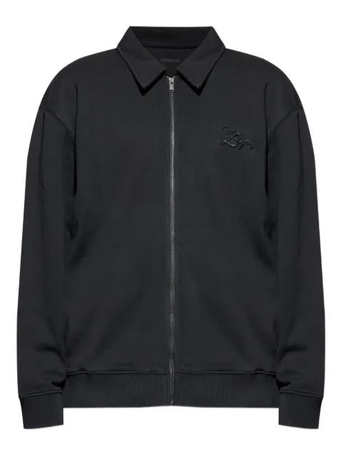Zadig&Voltaire logo-embroidered zip-fastening jacket