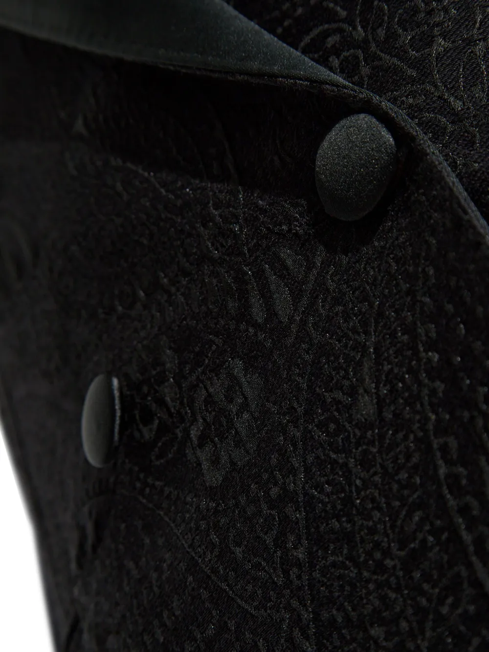 ETRO Blazer met dubbele rij knopen en paisley-print Zwart