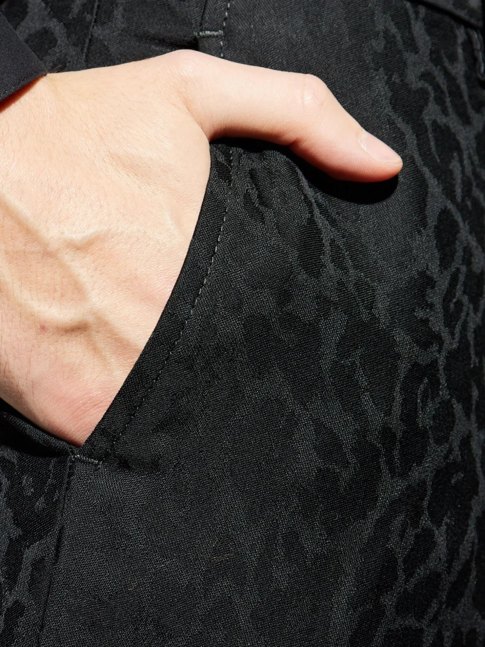 ETRO Broek met zijzakken Zwart