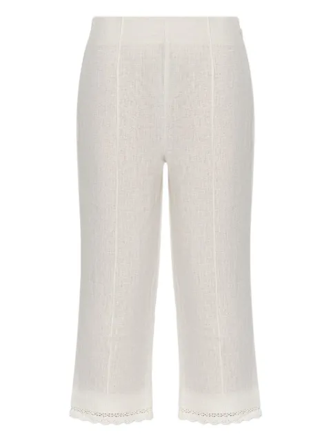 Posse Effi lace-trim trousers