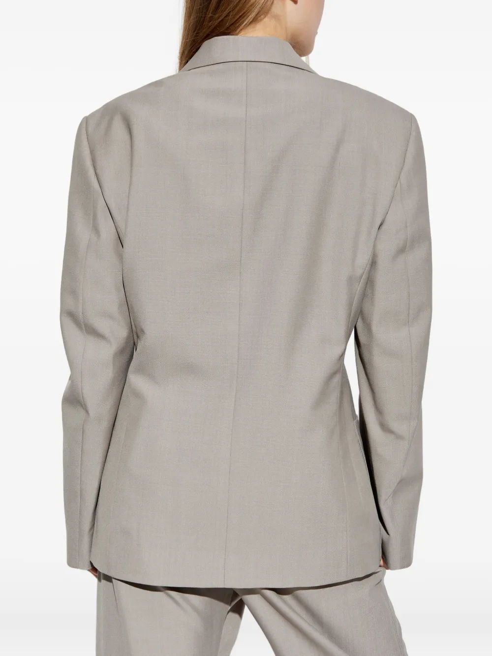 LEMAIRE Blazer met dubbele rij knopen Beige