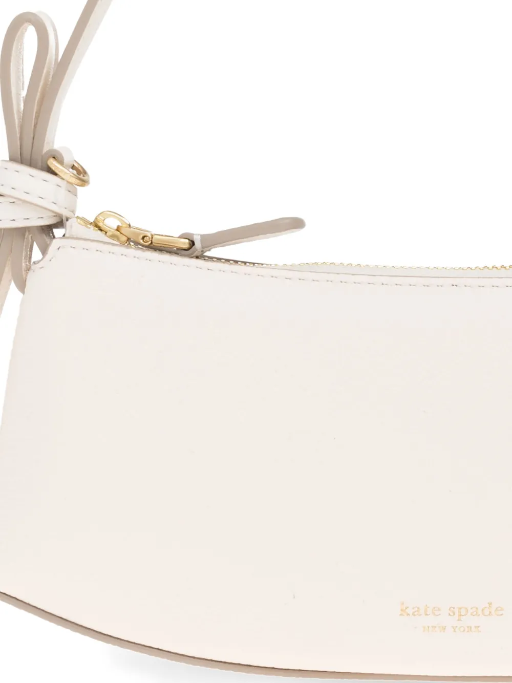 Kate Spade Loop leren shopper met rits Beige