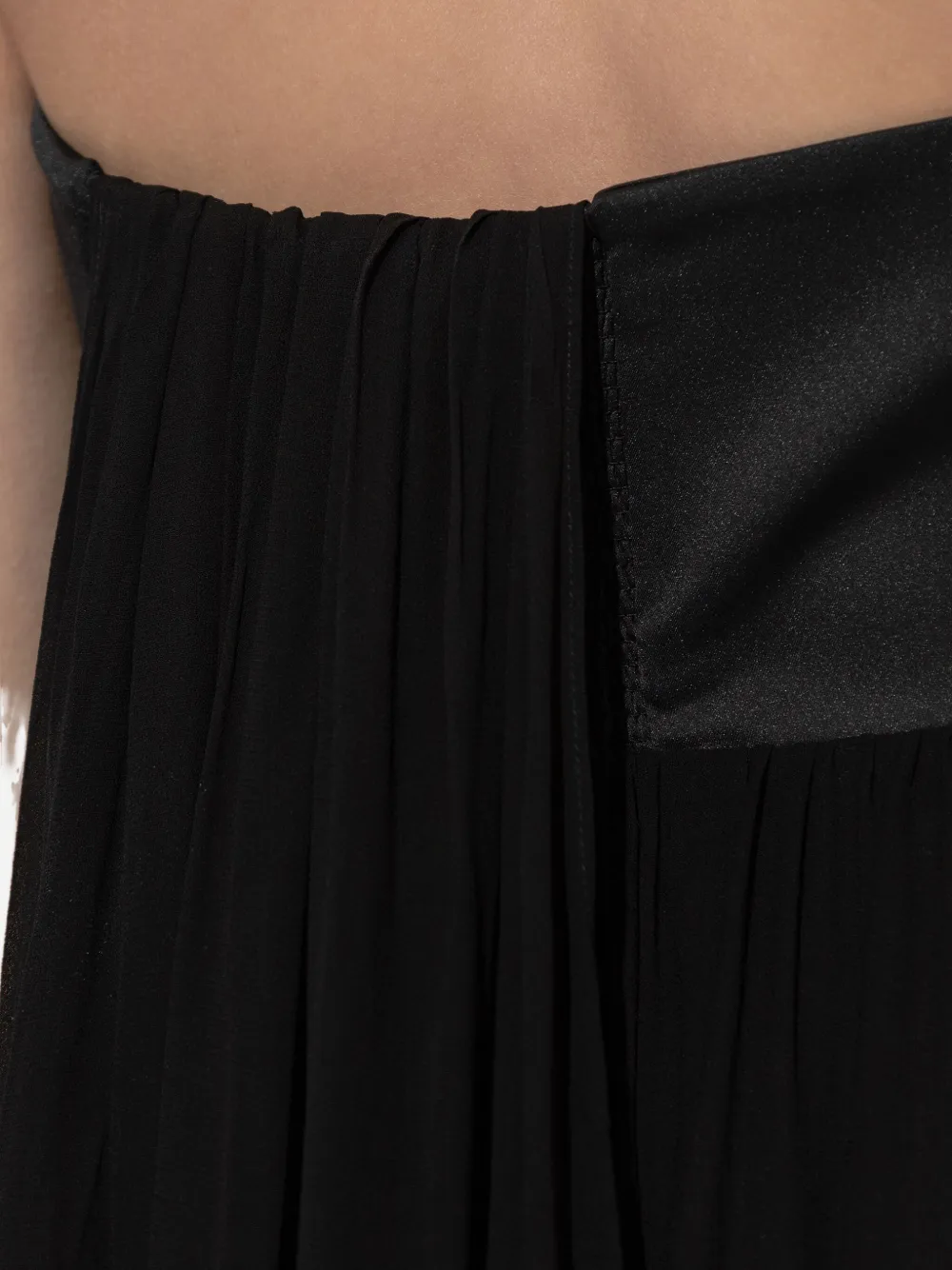 Posse Solene Strapless Maxi Dress In Black