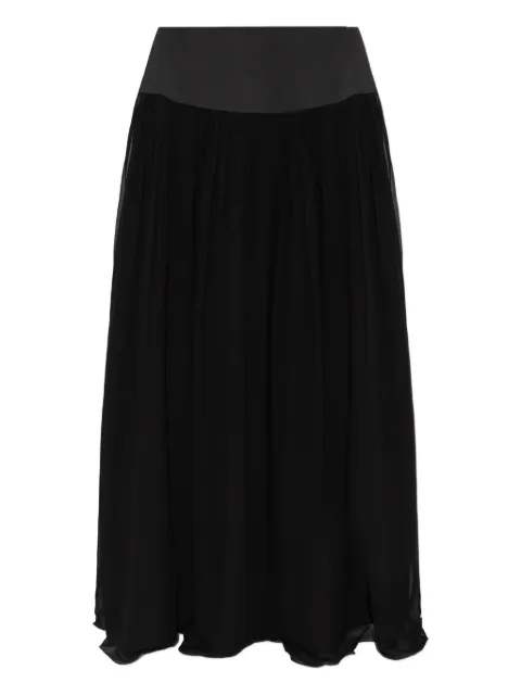 Posse Solene gathered maxi skirt