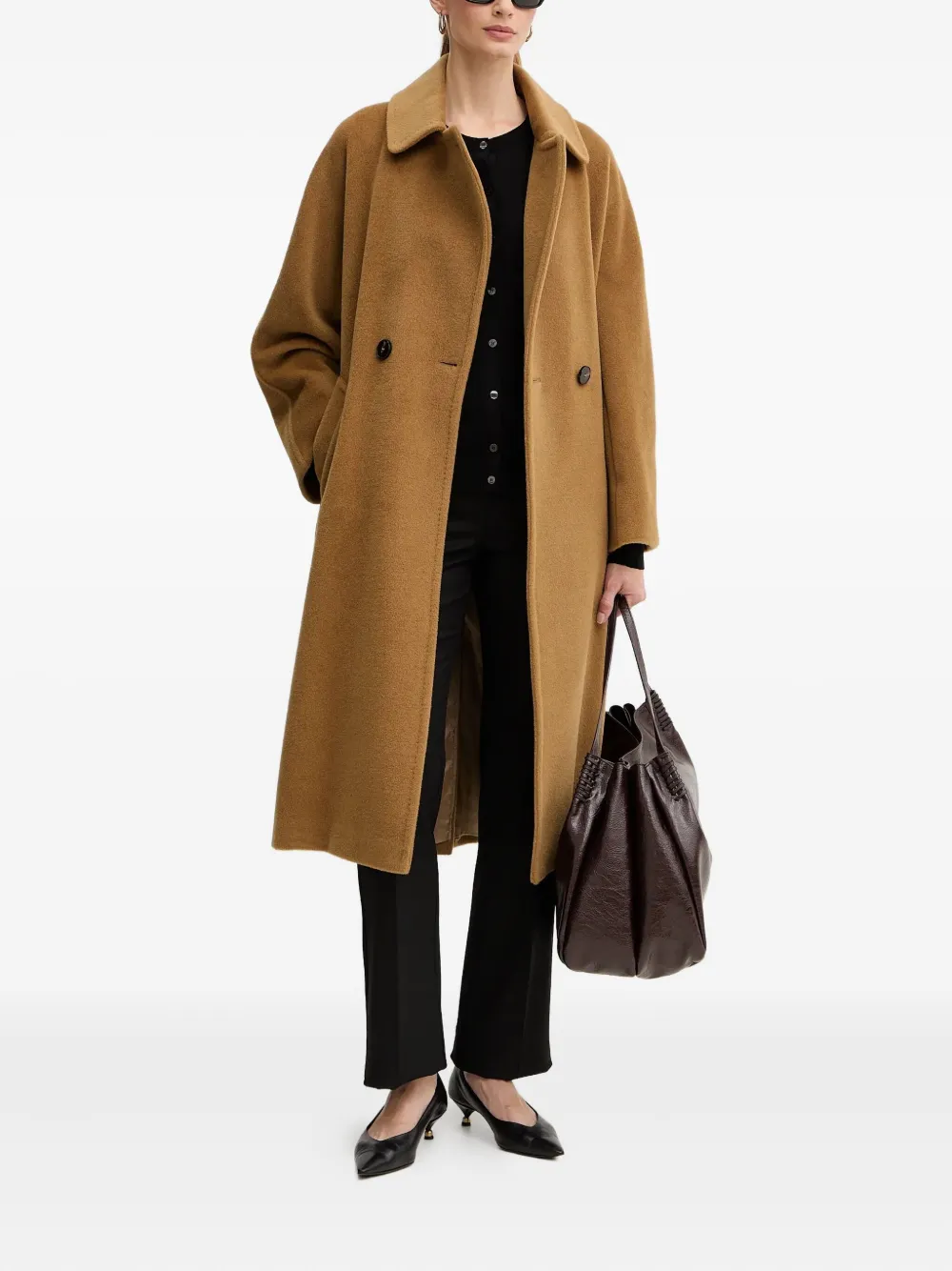 Hugo Boss Buttoned Long-sleeves Cardigan In Black