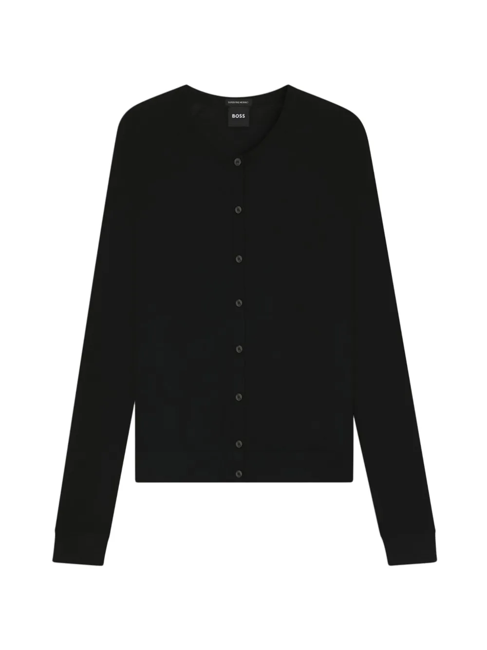 BOSS Cardigan con bottoni - Nero