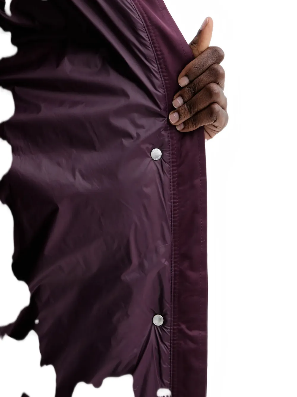 Hugo Boss Hooded Padded Jacket In Purple