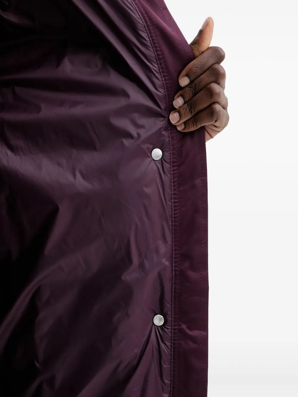 BOSS Gewatteerd jack met capuchon Paars