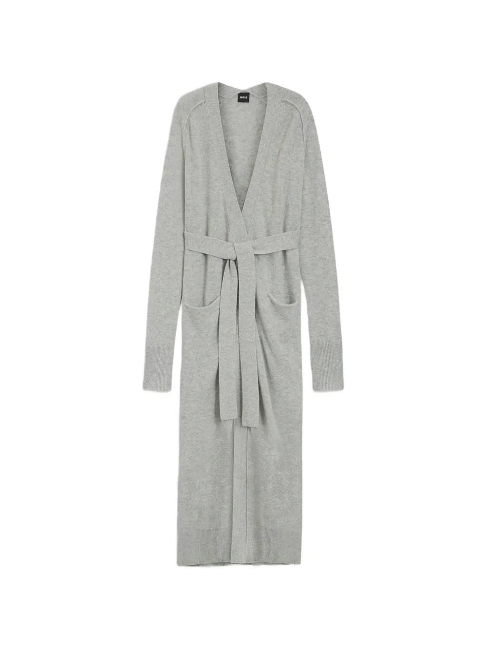 BOSS belted cardi-coat - Grigio