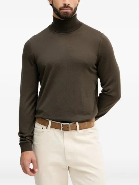 BOSS roll-neck long-sleeves sweater