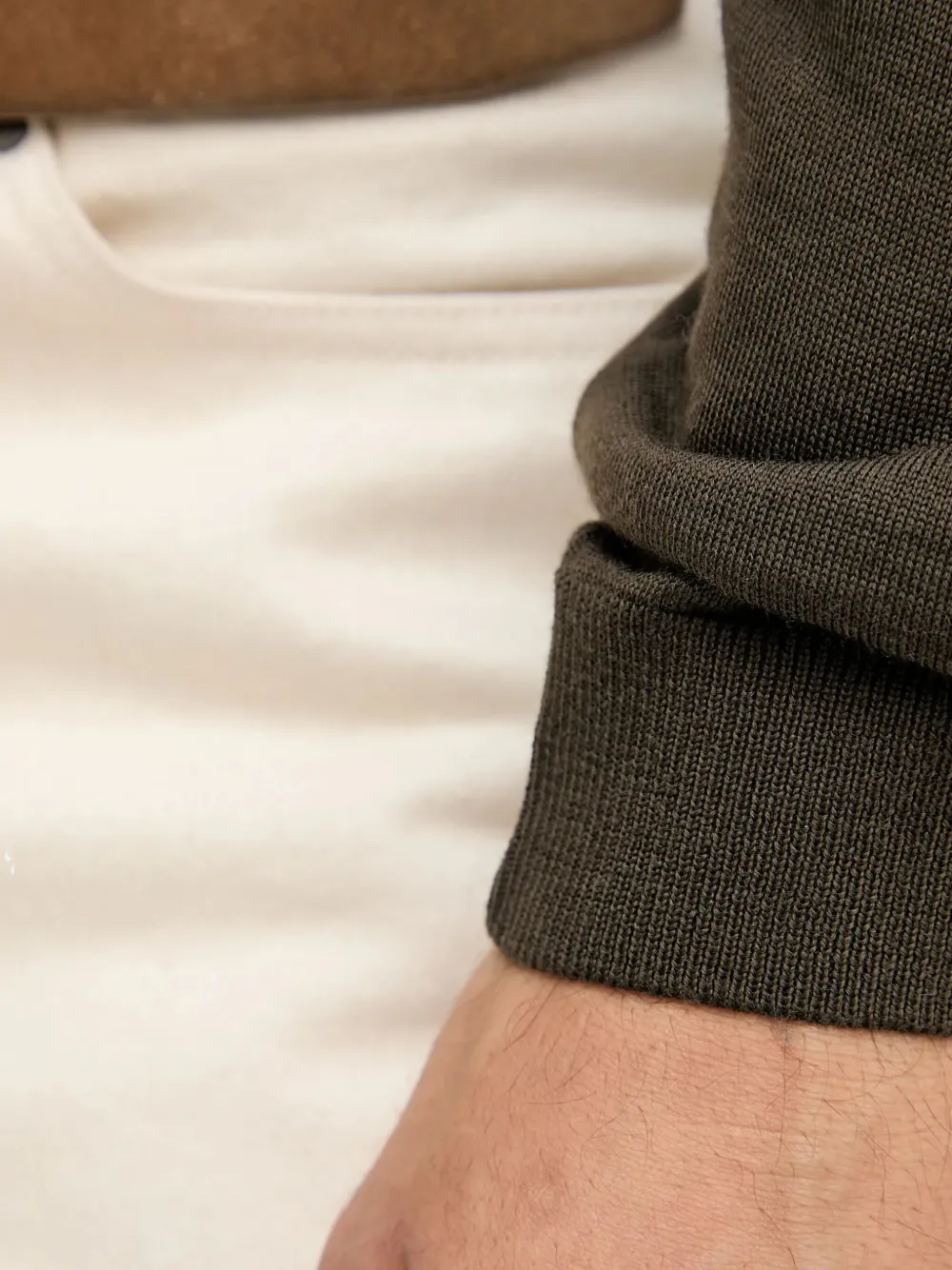 BOSS Coltrui met lange mouwen Groen