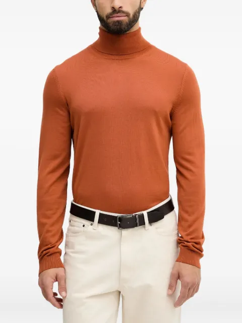 BOSS roll-neck long-sleeves sweater
