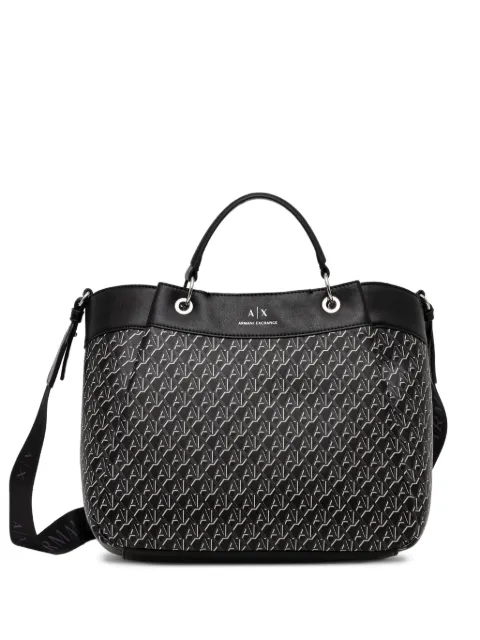 Armani Exchange monogram cross body bag