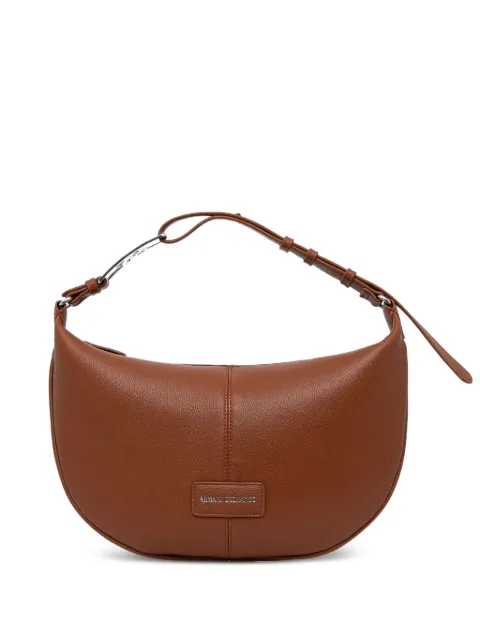 Armani Exchange logo-plaque tote bag