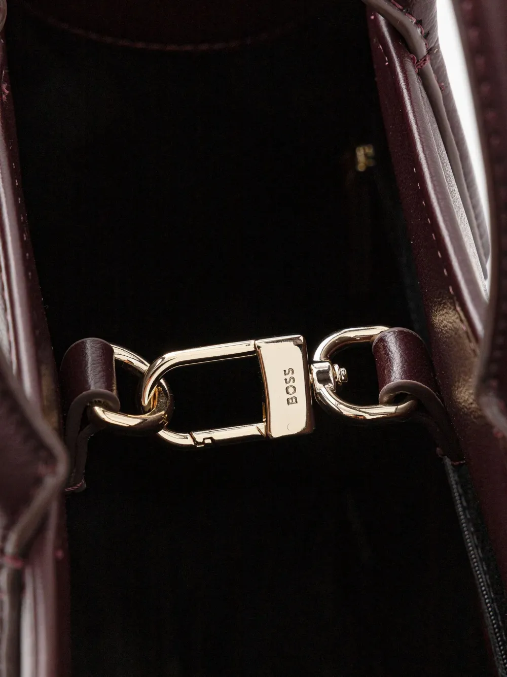 Hugo Boss Top Handle Satchel In Red