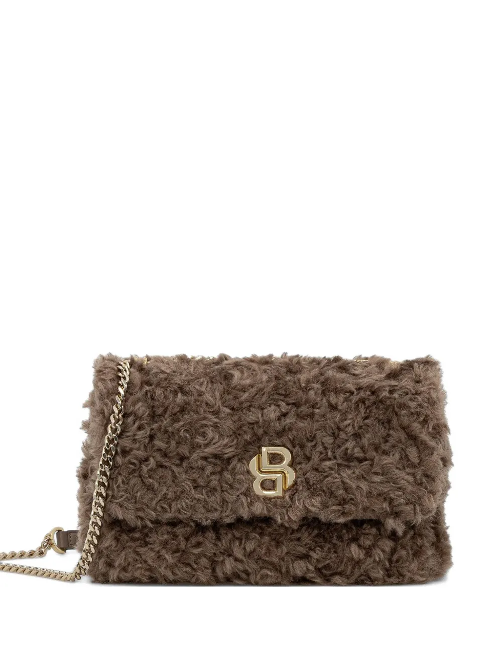 BOSS x Steiff logo-plaque mini bag - Marrone