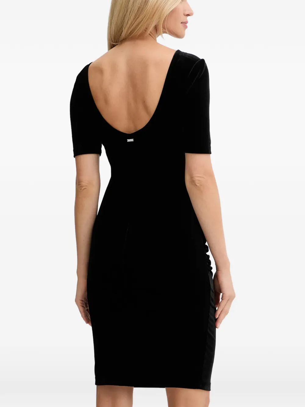 Armani Exchange Mini-jurk met korte mouwen Zwart