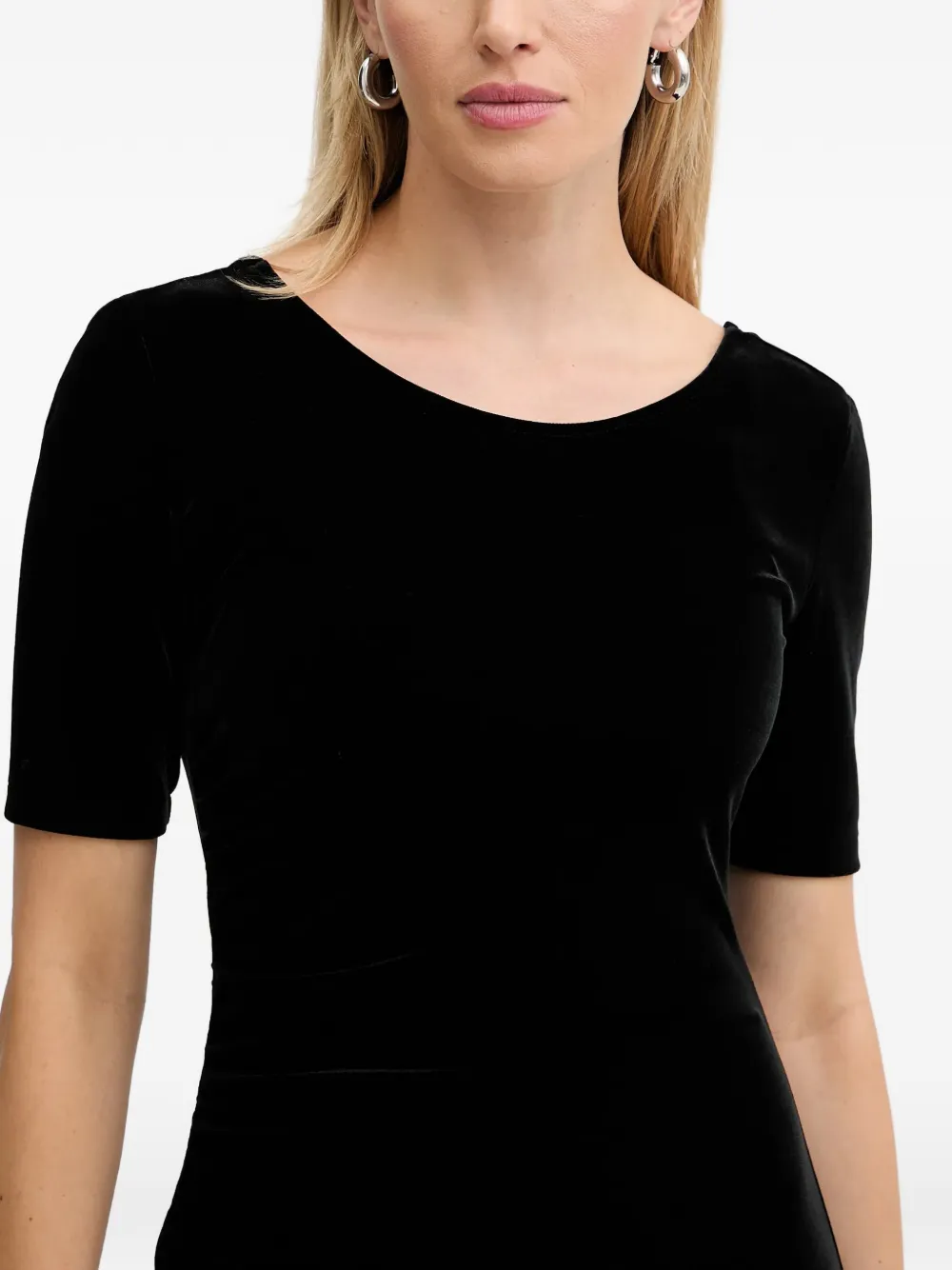 Armani Exchange Mini-jurk met korte mouwen Zwart