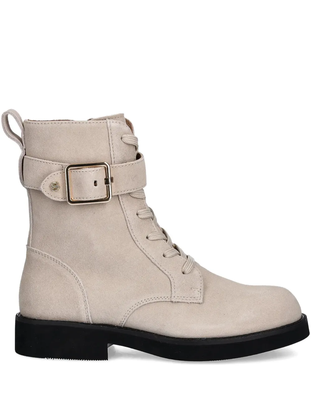 BOSS buckle lace-up boots - ニュートラル BOSS buckle lace-up boots - ニュートラル