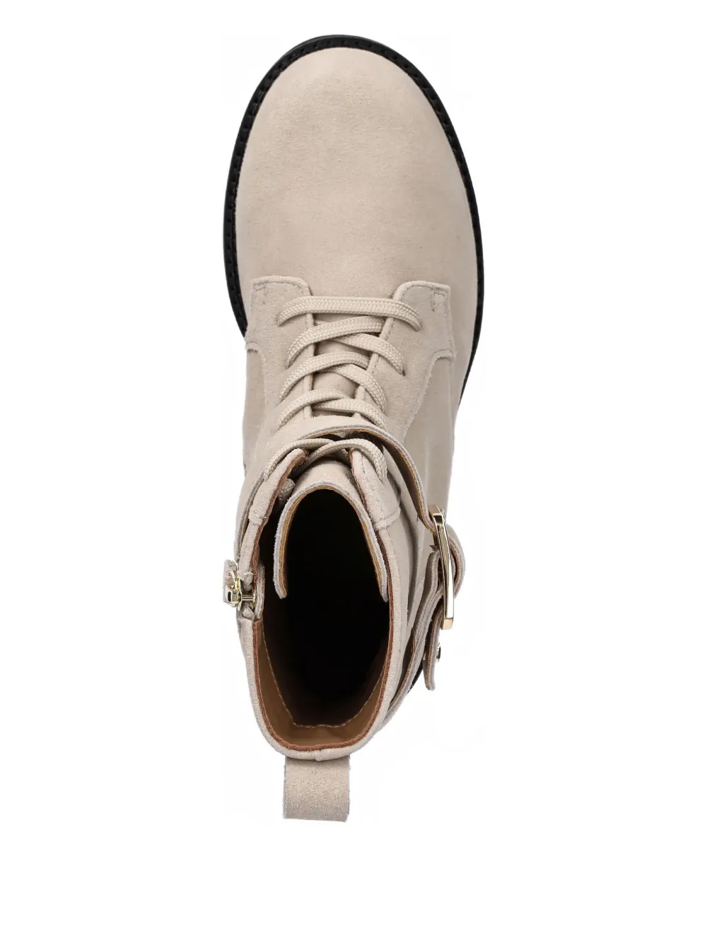 BOSS Veterlaarzen met gesp Beige