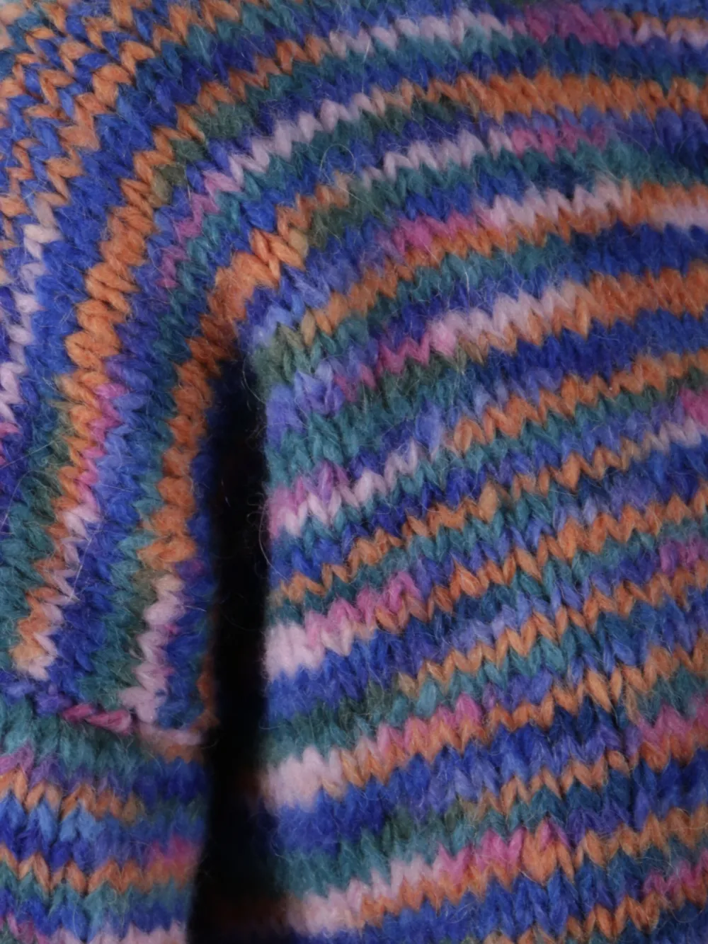 Frantic Multi Pastel Striped Sweater In Multi