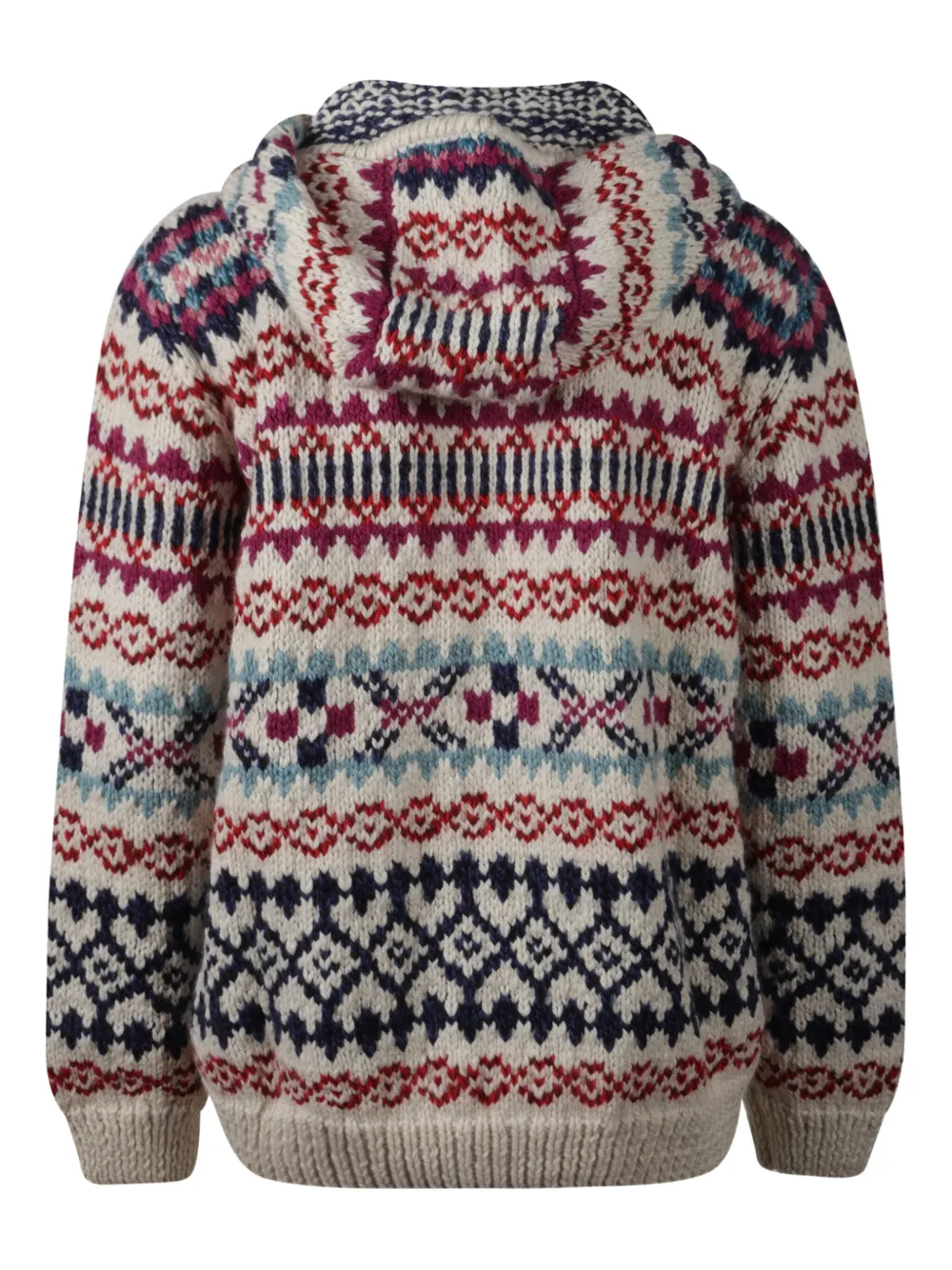 Frantic Dubliners Hooded Cardigan In Pattern