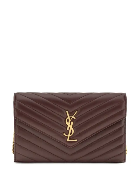 Saint Laurent Cassandre chevron logo shoulder bag