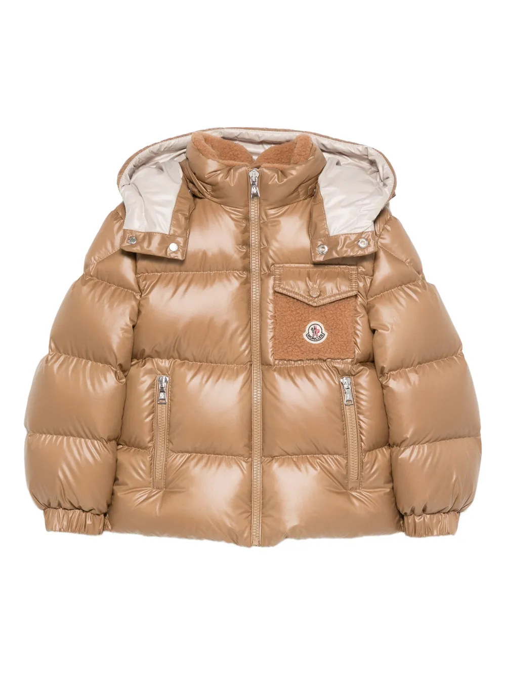 Moncler Enfant chamarra Yule con capucha | marrón | Image 1