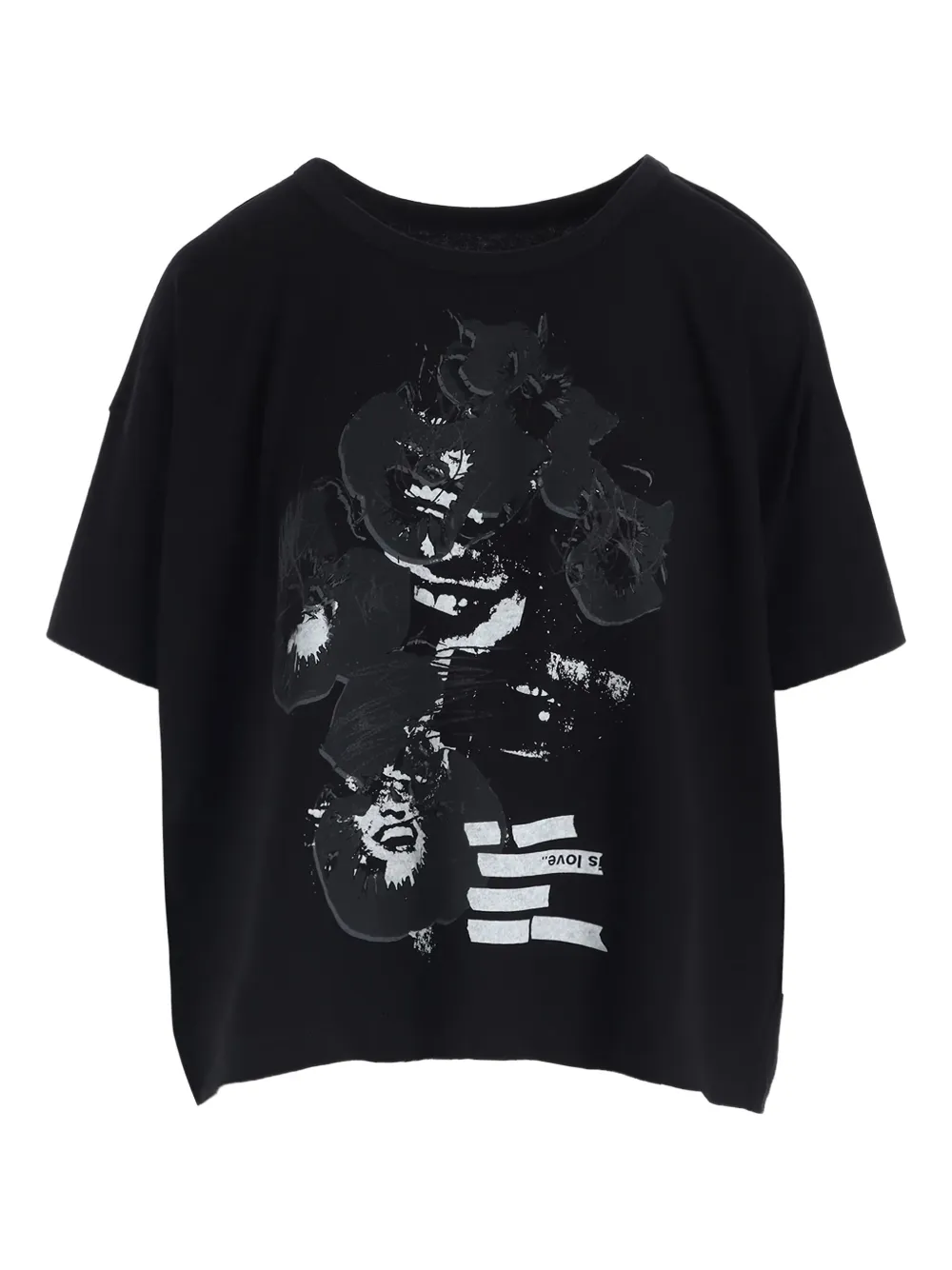 Y's グラフィック Tシャツ - ブラック Y's グラフィック Tシャツ - ブラック