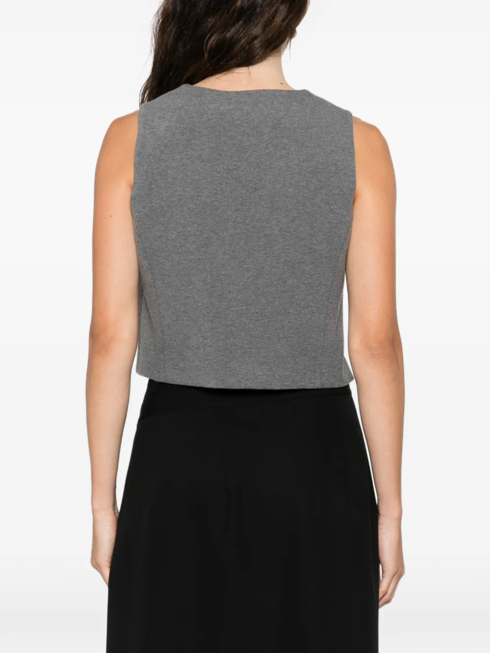Circolo 1901 Gilet met knopen Grijs