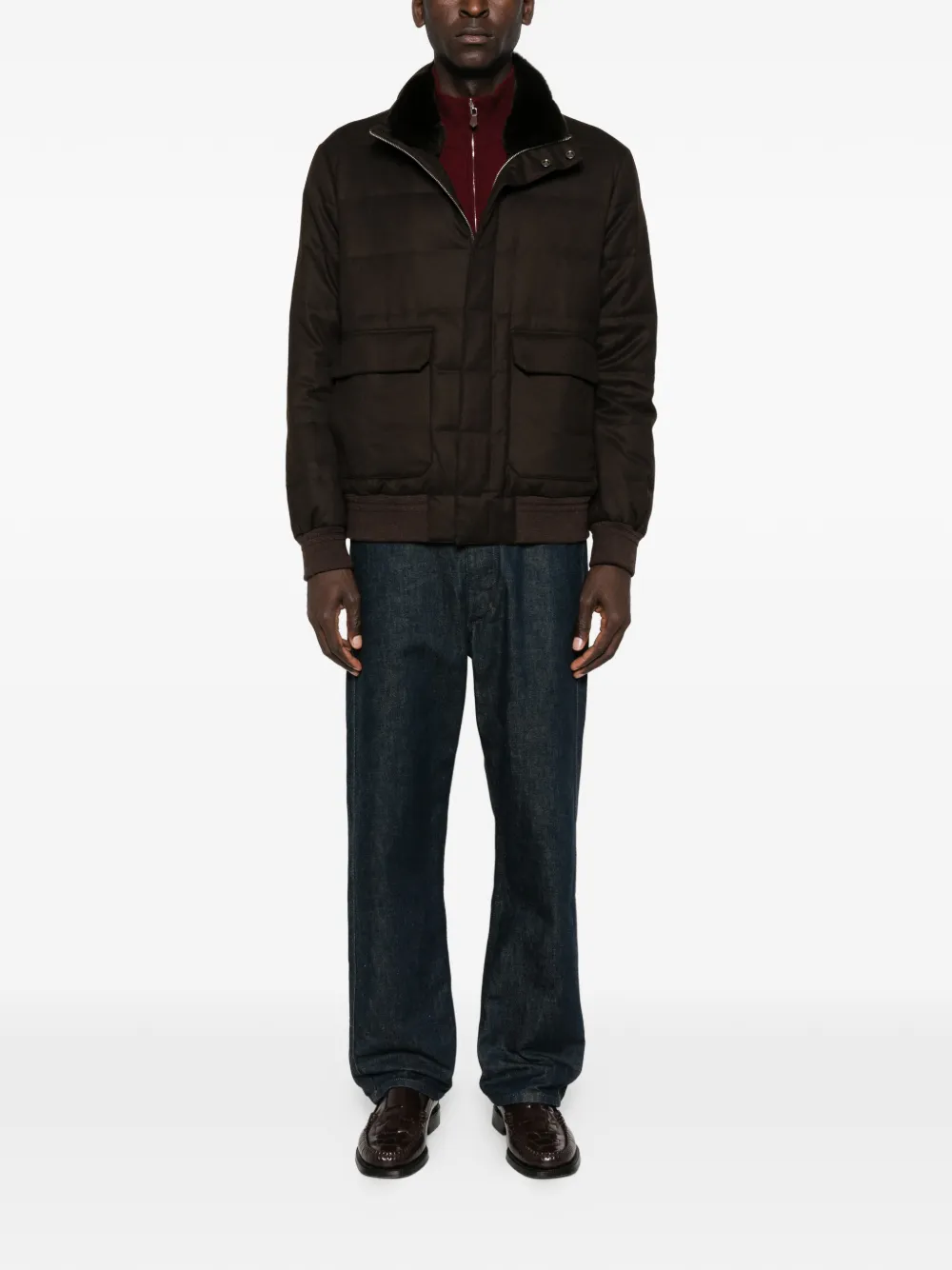 Montecore padded pocket wool jacket | Down Jackets | Image 2