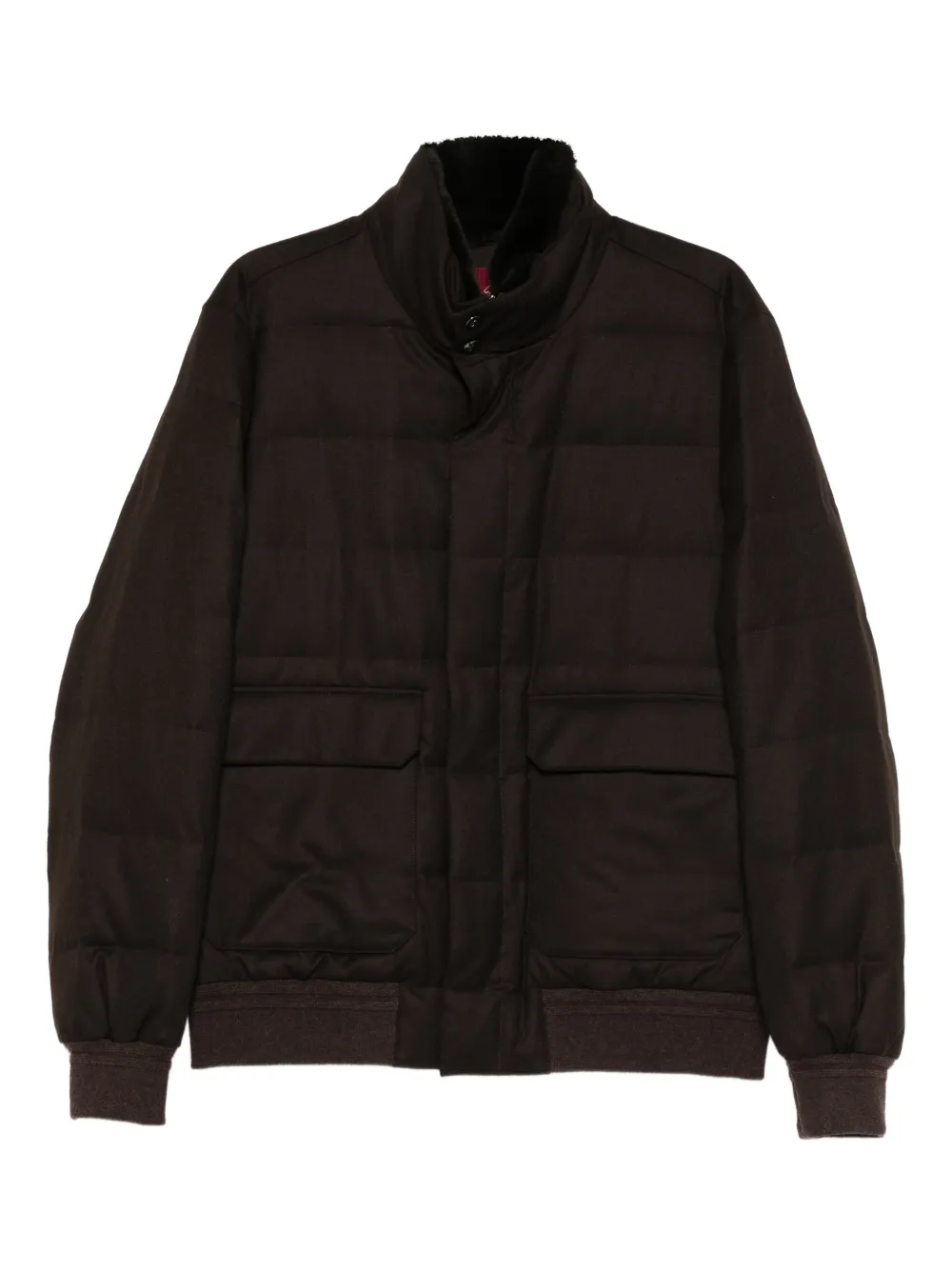 Montecore padded pocket wool jacket | Brown | Image 1
