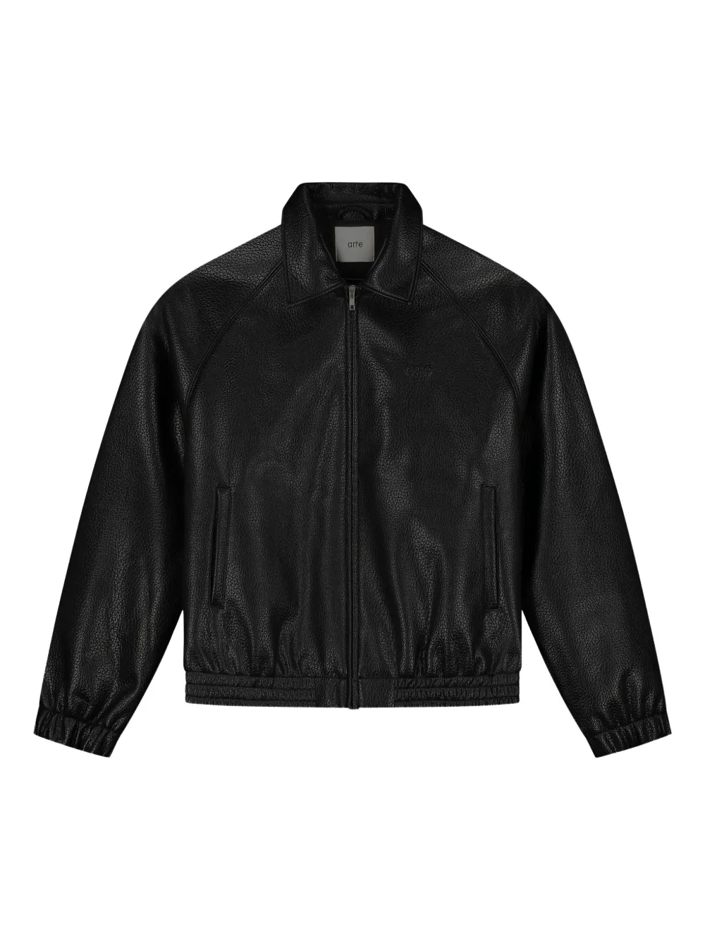 Arte Antwerp embroidered zip jacket | Black | Image 1